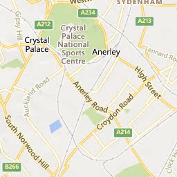Map of South Norwood