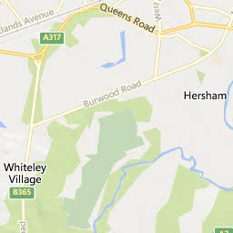 Map of Weybridge