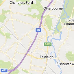 Map of Eastleigh