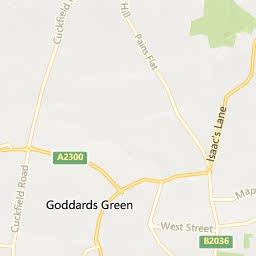 Map of Burgess Hill