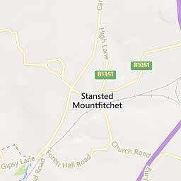 Map of Bishop's Stortford