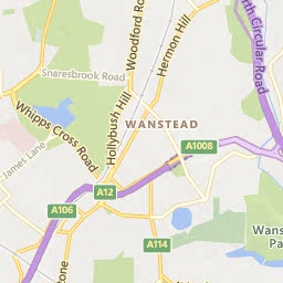Map of Walthamstow