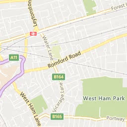 Map of West Ham