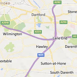 Map of Dartford