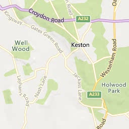 Map of West Wickham