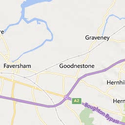 Map of Whitstable