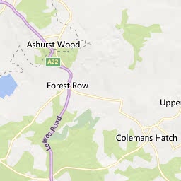Map of East Grinstead