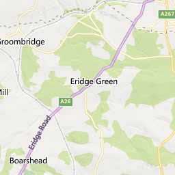 Map of Crowborough