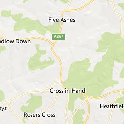 Map of Crowborough